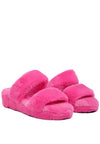 SMOOTHIE FUR SLIP - ON FLATS - p3 Boutique