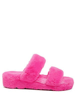 SMOOTHIE FUR SLIP - ON FLATS - p3 Boutique