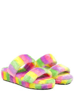 SMOOTHIE FUR SLIP - ON FLATS - p3 Boutique