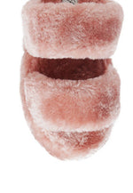 SMOOTHIE FUR SLIP - ON FLATS - p3 Boutique
