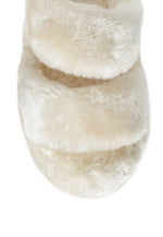 SMOOTHIE FUR SLIP - ON FLATS - p3 Boutique