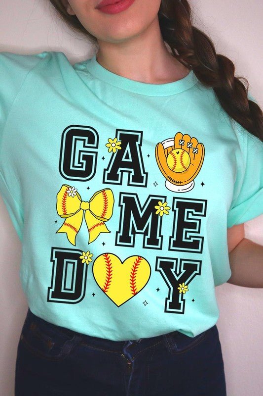 Softball Game Day Graphic Tee - p3 Boutique