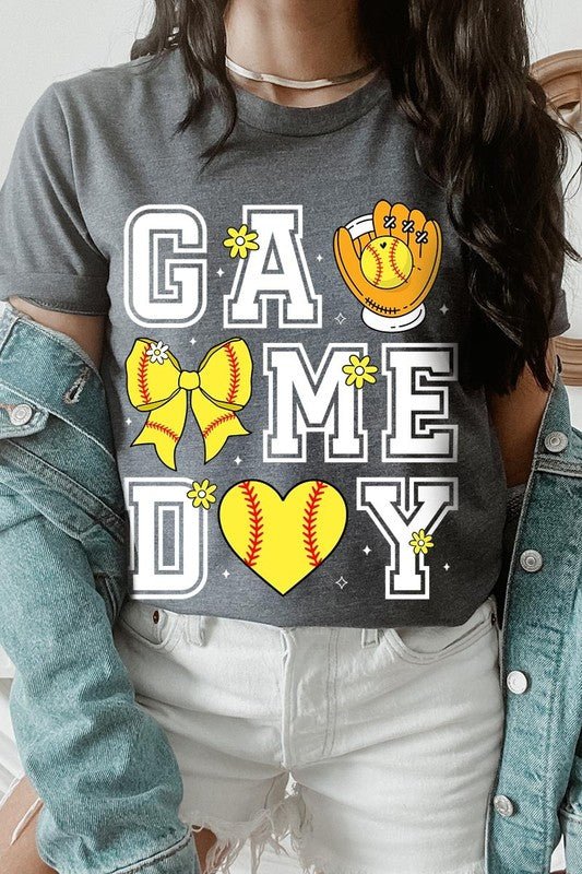 Softball Game Day Graphic Tee - p3 Boutique