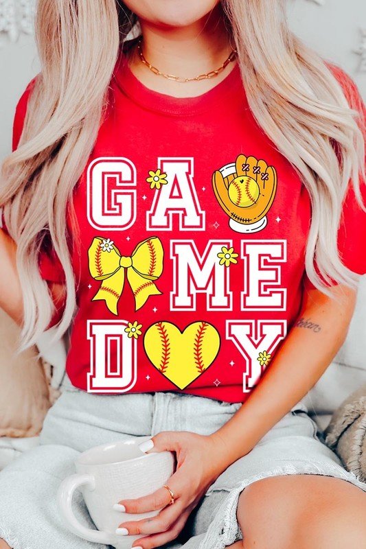 Softball Game Day Graphic Tee - p3 Boutique