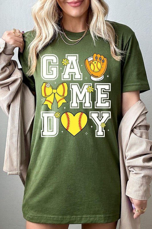 Softball Game Day Graphic Tee - p3 Boutique
