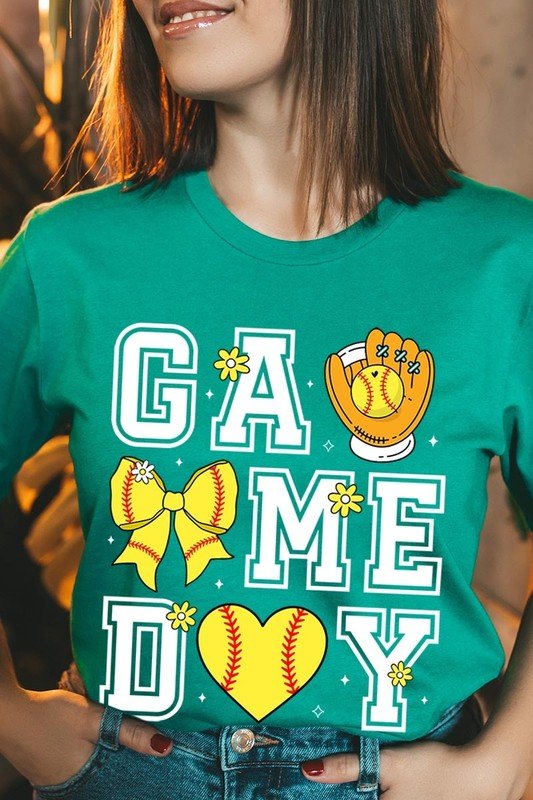 Softball Game Day Graphic Tee - p3 Boutique