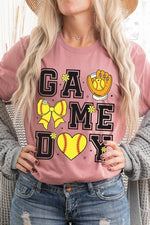 Softball Game Day Graphic Tee - p3 Boutique