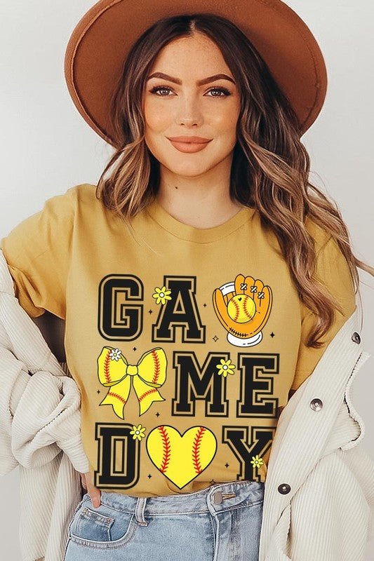 Softball Game Day Graphic Tee - p3 Boutique
