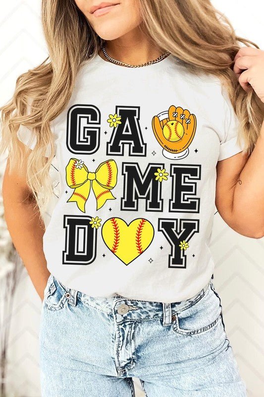Softball Game Day Graphic Tee - p3 Boutique