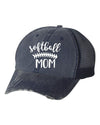 Softball Mom Embroidered Hat - p3 Boutique