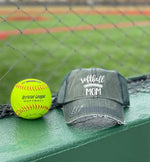 Softball Mom Embroidered Hat - p3 Boutique