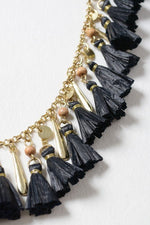 Solid Tassel Chain Fashion Necklace - p3 Boutique