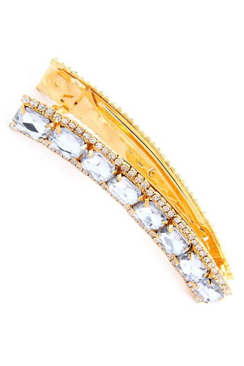 SQUARE STONE HAIR CLIP - p3 Boutique