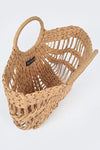 Straw Top Handle Summer Bag - p3 Boutique