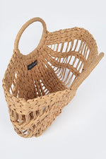 Straw Top Handle Summer Bag - p3 Boutique