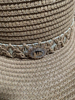 SUMMER EMBROIDERED STRAW HAT - p3 Boutique
