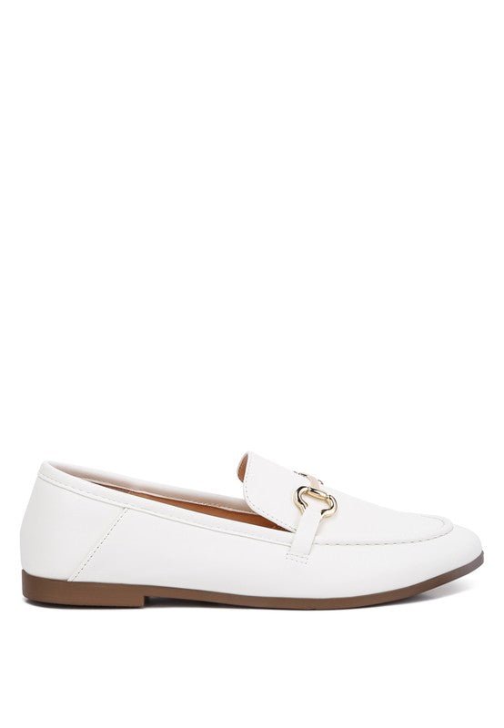 Talula Horsebit Embellished Faux Leather Loafers - p3 Boutique