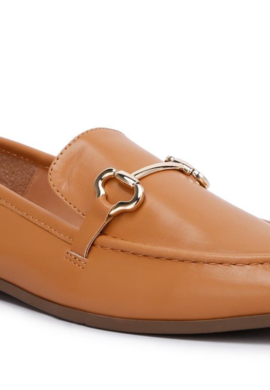 Talula Horsebit Embellished Faux Leather Loafers - p3 Boutique