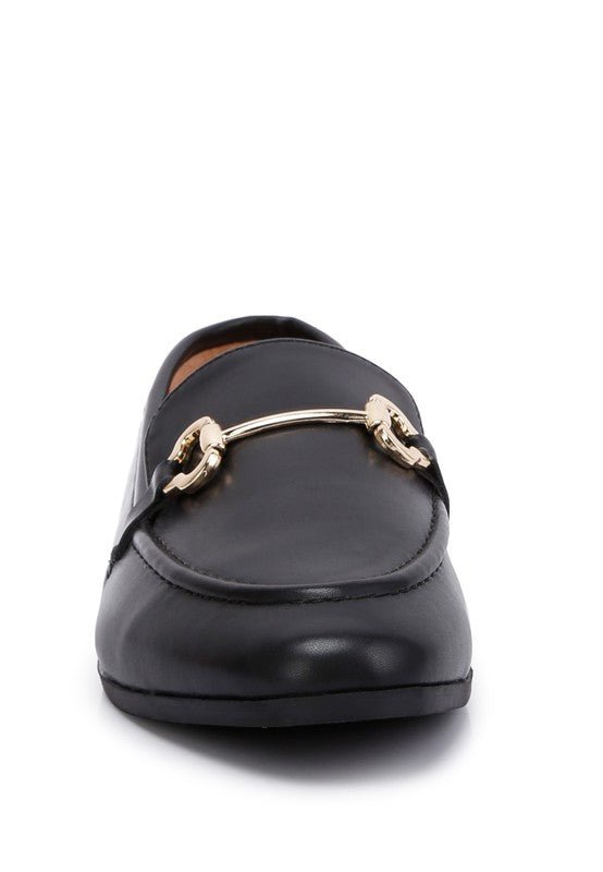 Talula Horsebit Embellished Faux Leather Loafers - p3 Boutique