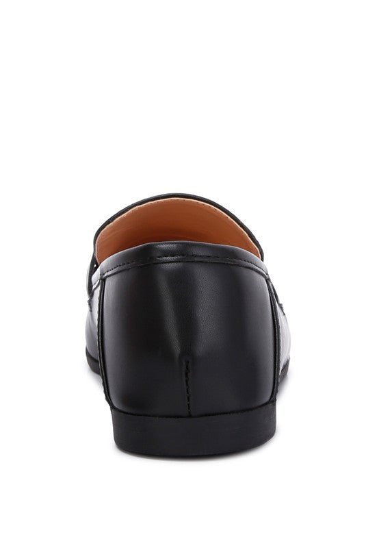 Talula Horsebit Embellished Faux Leather Loafers - p3 Boutique