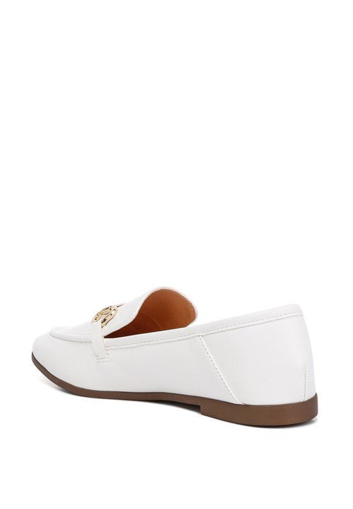 Talula Horsebit Embellished Faux Leather Loafers - p3 Boutique