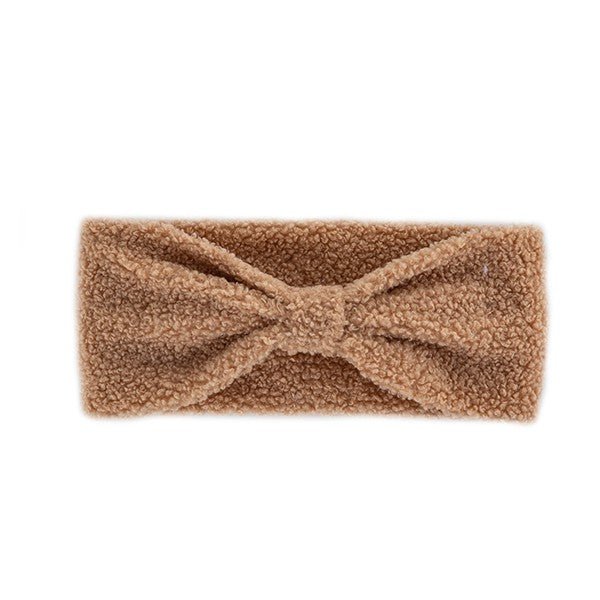TEDDY BEAR KNIT HEADBAND - p3 Boutique