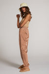 Textured satin cargo pants - p3 Boutique
