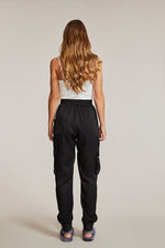 Textured satin cargo pants - p3 Boutique