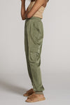 Textured satin cargo pants - p3 Boutique