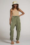 Textured satin cargo pants - p3 Boutique