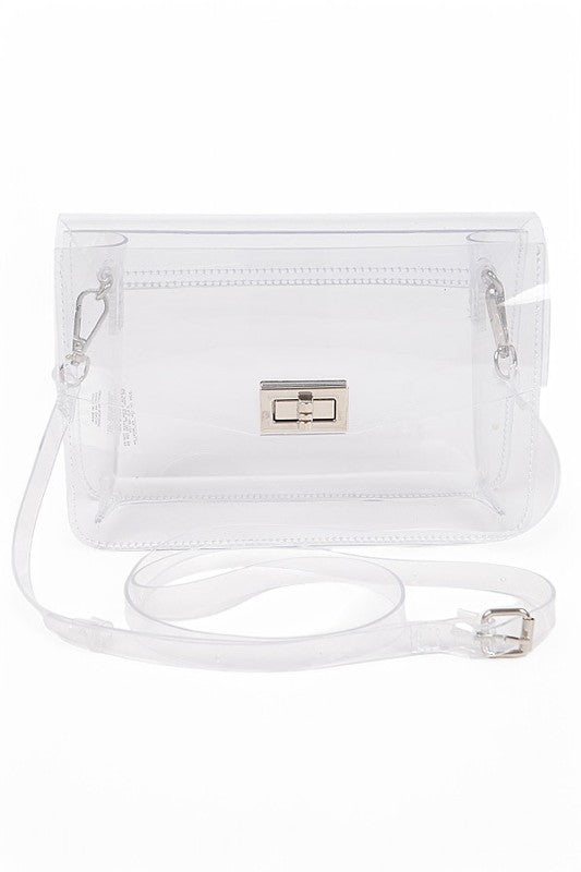 Transparent Stadium Crossbody Bag - p3 Boutique