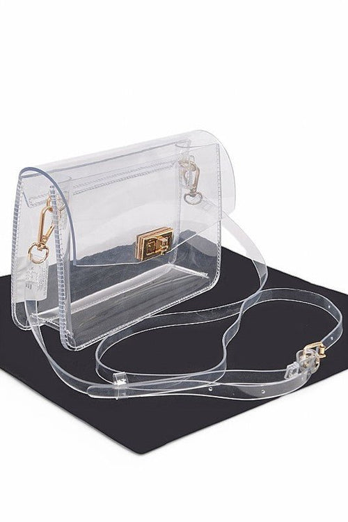 Transparent Stadium Crossbody Bag - p3 Boutique