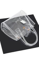 Transparent Top Handle Convertible Stadium Bag - p3 Boutique