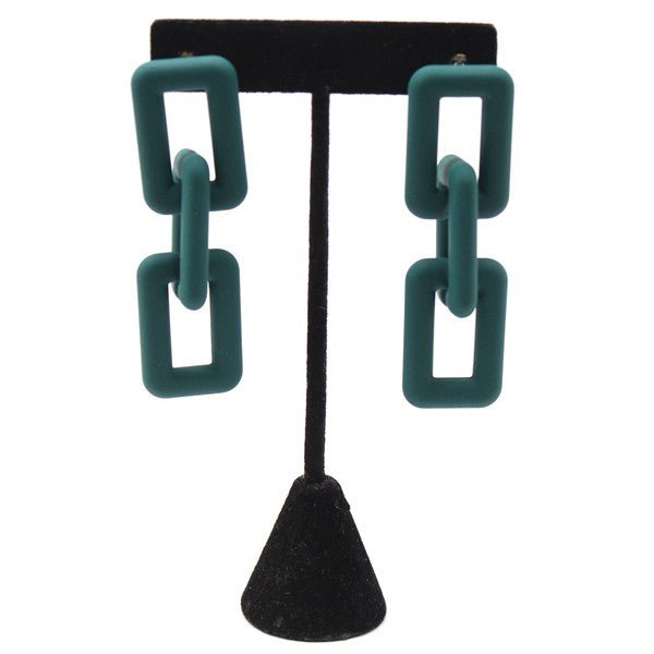 TRENDY DROP CHAIN EARRINGS - p3 Boutique