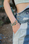 Turquoise Mixed Bead Stackable Bracelet - p3 Boutique