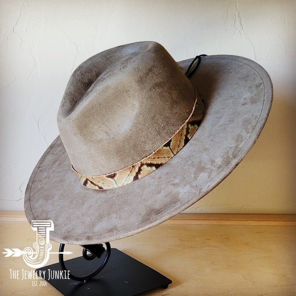 Turquoise Navajo Western Leather Band Choice Hat - p3 Boutique