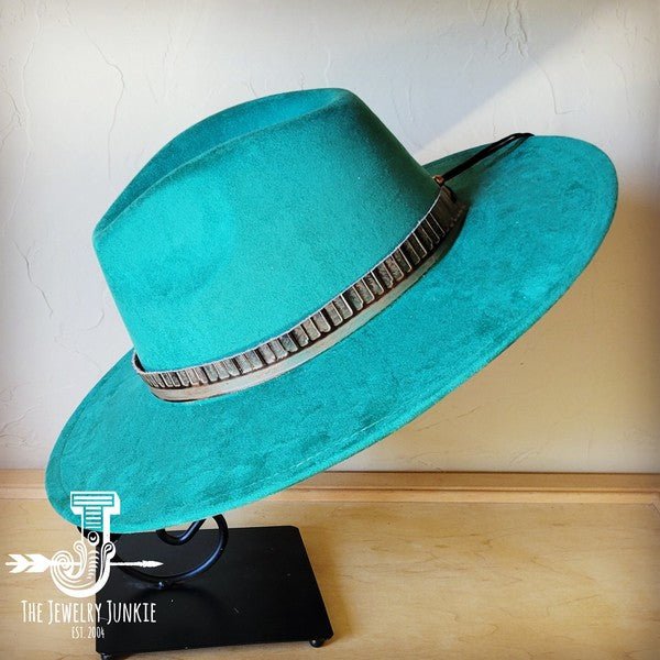 Turquoise Navajo Western Leather Band Choice Hat - p3 Boutique