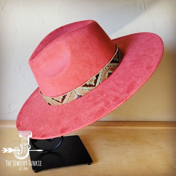 Turquoise Navajo Western Leather Band Choice Hat - p3 Boutique