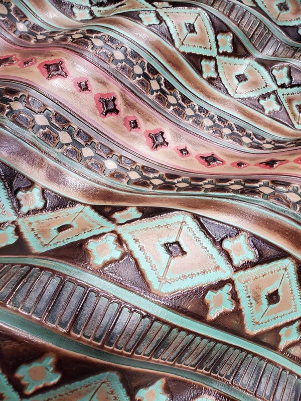 Turquoise Navajo Western Leather Band Choice Hat - p3 Boutique