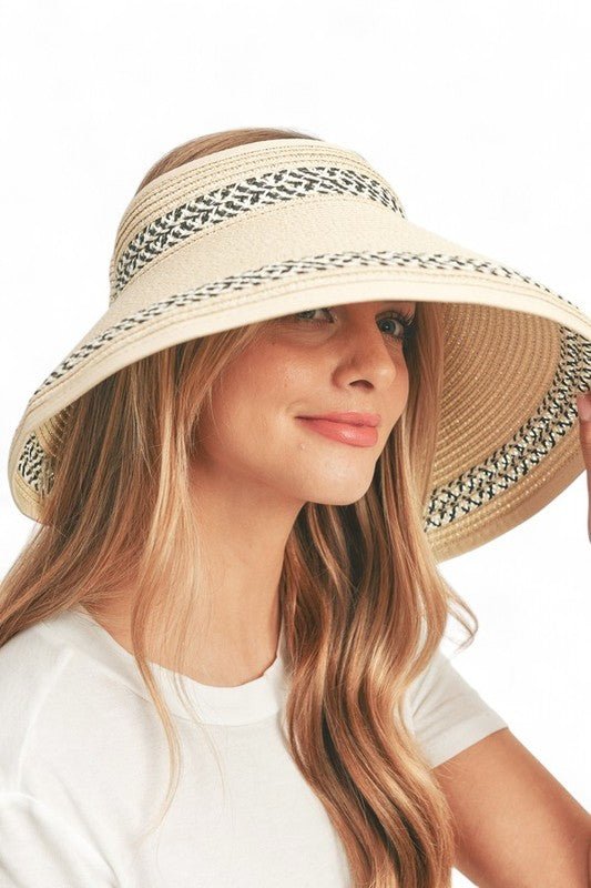 Tweak Pattern Roll Up Sun Visor - p3 Boutique