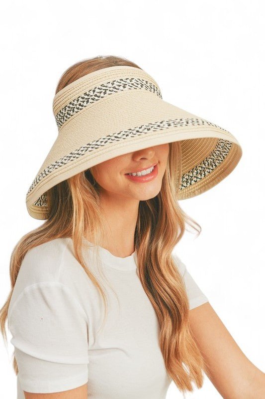 Tweak Pattern Roll Up Sun Visor - p3 Boutique