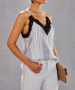 Ulla Striped Cami Top - p3 Boutique