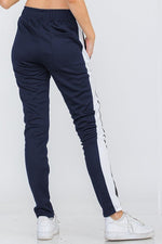 UNISEX WOMENS TRACK PANT SINGLE STRIPE - p3 Boutique