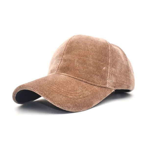 Velour Ball Cap - p3 Boutique