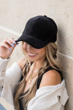 Velour Ball Cap - p3 Boutique