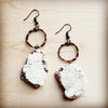 White Turquoise Chunky Earrings - p3 Boutique