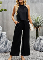Women's 2 Piece Outfits Cropped Wide Leg pants Set - p3 Boutique
