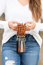 Wooden Key Ring Bracelets - p3 Boutique