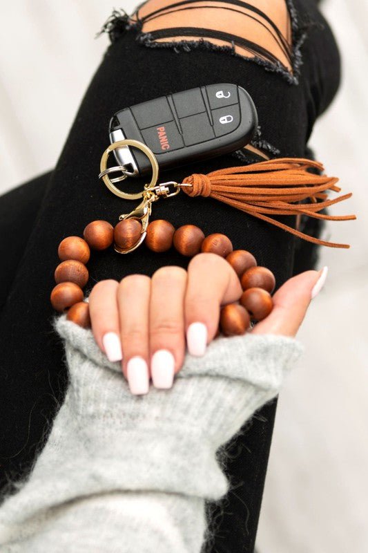 Wooden Key Ring Bracelets - p3 Boutique
