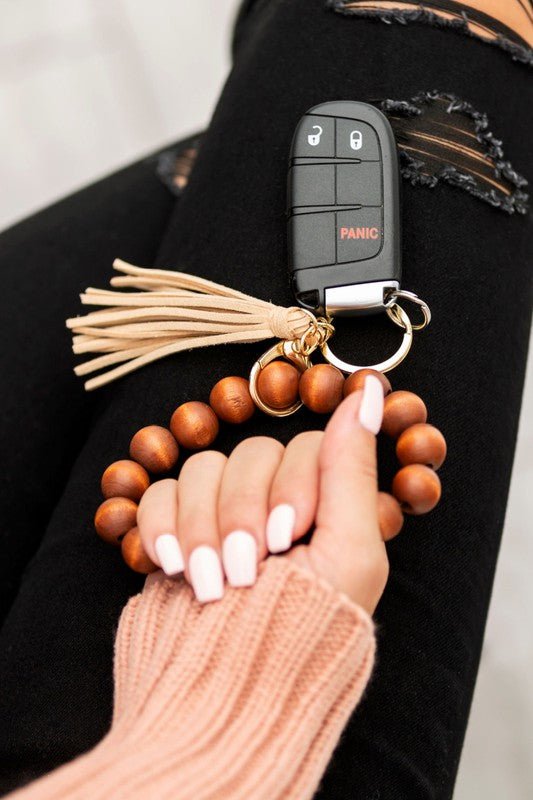 Wooden Key Ring Bracelets - p3 Boutique